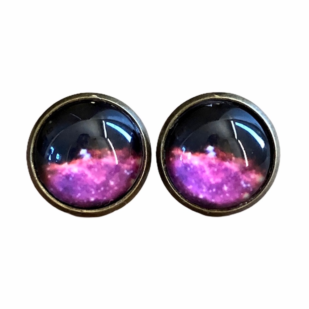 3/$15🎀 retro galaxy earrings